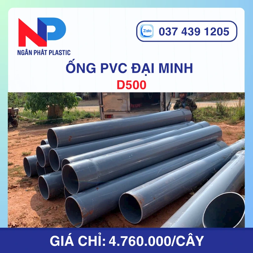 Ống Nhựa PVC 630 Đại Minh